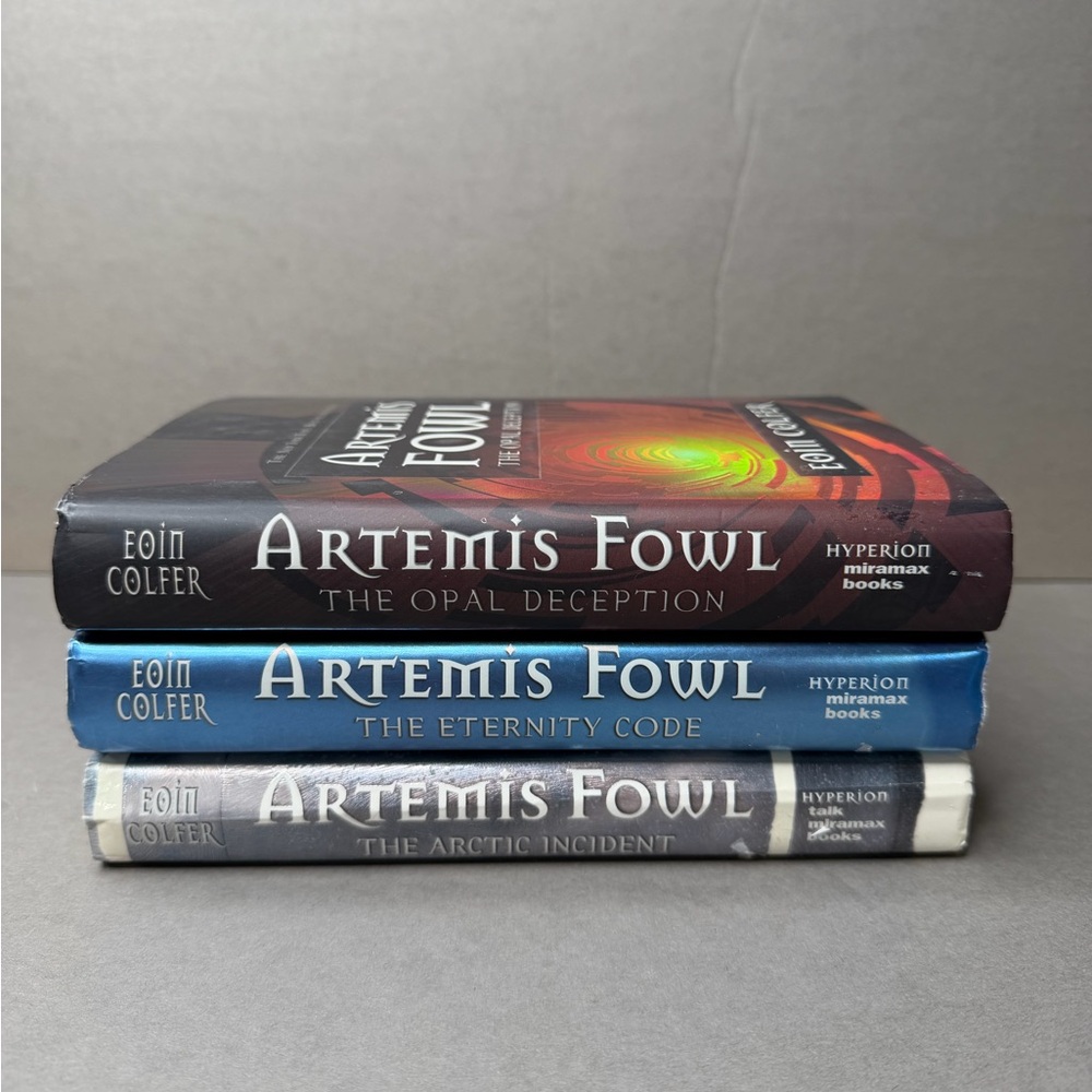 ARTEMIS FOWL BOOKS 2-4 Eoin Colfer OPAL DECEPTION- Eternity Code- Artic Incident